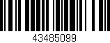 Código de barras (EAN, GTIN, SKU, ISBN): '43485099'