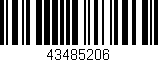 Código de barras (EAN, GTIN, SKU, ISBN): '43485206'