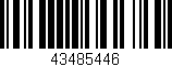Código de barras (EAN, GTIN, SKU, ISBN): '43485446'