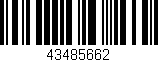 Código de barras (EAN, GTIN, SKU, ISBN): '43485662'
