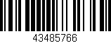 Código de barras (EAN, GTIN, SKU, ISBN): '43485766'