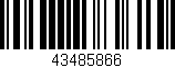 Código de barras (EAN, GTIN, SKU, ISBN): '43485866'
