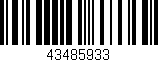 Código de barras (EAN, GTIN, SKU, ISBN): '43485933'