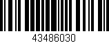 Código de barras (EAN, GTIN, SKU, ISBN): '43486030'