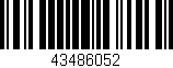 Código de barras (EAN, GTIN, SKU, ISBN): '43486052'