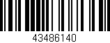 Código de barras (EAN, GTIN, SKU, ISBN): '43486140'