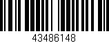 Código de barras (EAN, GTIN, SKU, ISBN): '43486148'