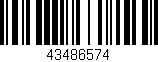 Código de barras (EAN, GTIN, SKU, ISBN): '43486574'