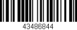 Código de barras (EAN, GTIN, SKU, ISBN): '43486844'