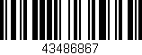 Código de barras (EAN, GTIN, SKU, ISBN): '43486867'