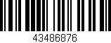 Código de barras (EAN, GTIN, SKU, ISBN): '43486876'