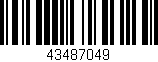 Código de barras (EAN, GTIN, SKU, ISBN): '43487049'