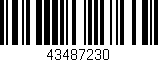 Código de barras (EAN, GTIN, SKU, ISBN): '43487230'