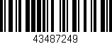 Código de barras (EAN, GTIN, SKU, ISBN): '43487249'