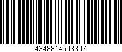 Código de barras (EAN, GTIN, SKU, ISBN): '4348814503307'