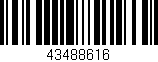 Código de barras (EAN, GTIN, SKU, ISBN): '43488616'