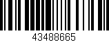 Código de barras (EAN, GTIN, SKU, ISBN): '43488665'
