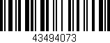 Código de barras (EAN, GTIN, SKU, ISBN): '43494073'