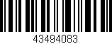 Código de barras (EAN, GTIN, SKU, ISBN): '43494083'