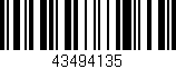 Código de barras (EAN, GTIN, SKU, ISBN): '43494135'