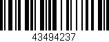 Código de barras (EAN, GTIN, SKU, ISBN): '43494237'