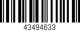 Código de barras (EAN, GTIN, SKU, ISBN): '43494633'