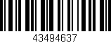 Código de barras (EAN, GTIN, SKU, ISBN): '43494637'