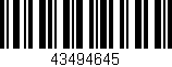 Código de barras (EAN, GTIN, SKU, ISBN): '43494645'