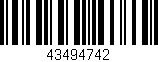 Código de barras (EAN, GTIN, SKU, ISBN): '43494742'