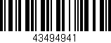 Código de barras (EAN, GTIN, SKU, ISBN): '43494941'
