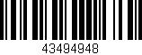 Código de barras (EAN, GTIN, SKU, ISBN): '43494948'
