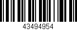 Código de barras (EAN, GTIN, SKU, ISBN): '43494954'