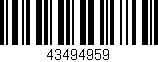 Código de barras (EAN, GTIN, SKU, ISBN): '43494959'