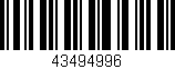 Código de barras (EAN, GTIN, SKU, ISBN): '43494996'