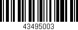 Código de barras (EAN, GTIN, SKU, ISBN): '43495003'