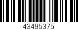 Código de barras (EAN, GTIN, SKU, ISBN): '43495375'