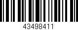 Código de barras (EAN, GTIN, SKU, ISBN): '43498411'