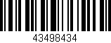 Código de barras (EAN, GTIN, SKU, ISBN): '43498434'