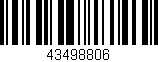 Código de barras (EAN, GTIN, SKU, ISBN): '43498806'