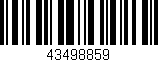 Código de barras (EAN, GTIN, SKU, ISBN): '43498859'