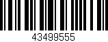 Código de barras (EAN, GTIN, SKU, ISBN): '43499555'