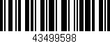 Código de barras (EAN, GTIN, SKU, ISBN): '43499598'