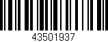 Código de barras (EAN, GTIN, SKU, ISBN): '43501937'