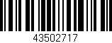 Código de barras (EAN, GTIN, SKU, ISBN): '43502717'