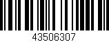 Código de barras (EAN, GTIN, SKU, ISBN): '43506307'