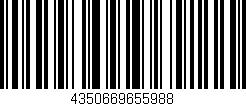 Código de barras (EAN, GTIN, SKU, ISBN): '4350669655988'