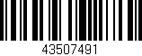 Código de barras (EAN, GTIN, SKU, ISBN): '43507491'