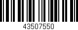 Código de barras (EAN, GTIN, SKU, ISBN): '43507550'