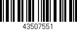 Código de barras (EAN, GTIN, SKU, ISBN): '43507551'
