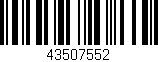 Código de barras (EAN, GTIN, SKU, ISBN): '43507552'